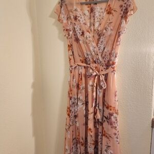 En Focus Floral Ladies Maxi Dress